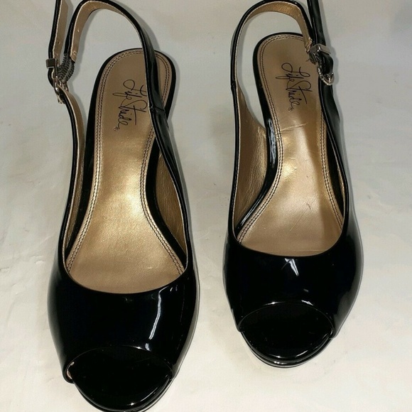 LIFE STRIDE Teller Slingback Pump Peep Toe Heels - Picture 5 of 8